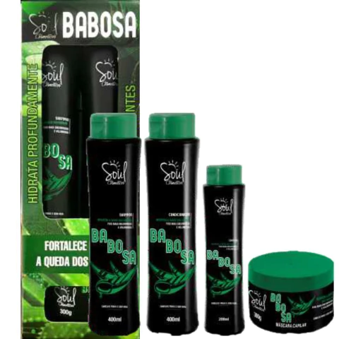 KIT CAPILAR - BABOSA C/4 - SOUL