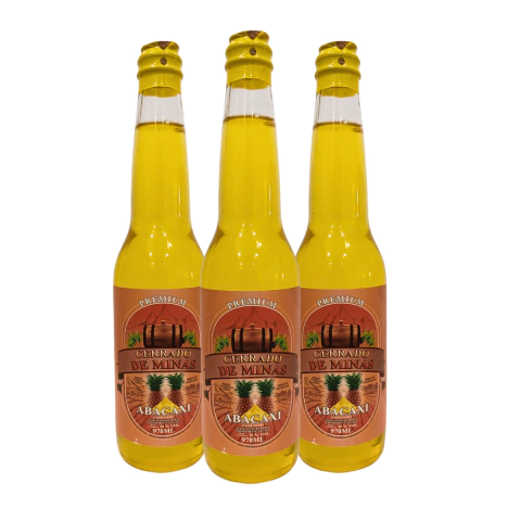CACHAÇA MINEIRA ARTESANAL - ABACAXI - CERRADO DE MINAS - 350ML