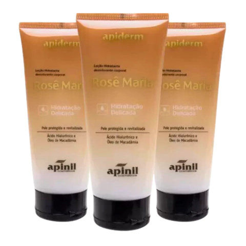 LOÇÃO HIDRATANTE DESODORANTE CORPORAL ROSE MARIA - APIDERM