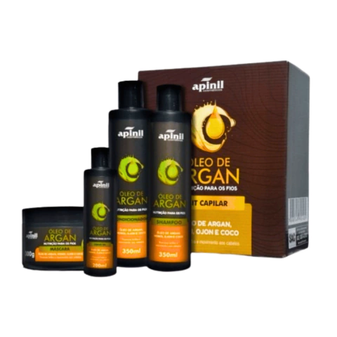 KIT CAPILAR ÓLEO DE ARGAN - APINIL