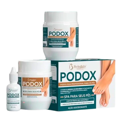 KIT 3 ITENS PODOX PODOLOGIA PROFISSIONAL PARA OS PÉS - BIO INSTINTOS