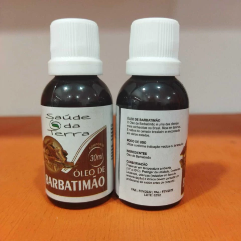 OLEO DE BARBATIMAO 30ML SAUDE DA TERRA
