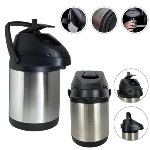 GARRAFA TERMICA DE INOX 2,5L QUENTE E FRIO