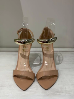 Sandália Bico Folha Metal Bold Marys - loja online