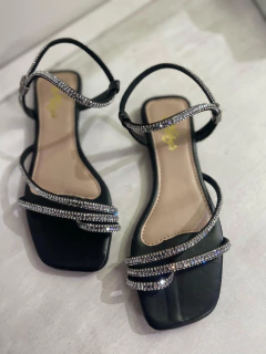 Sandália Tiras Pedraria Dedo Ajústavel Mary's - comprar online
