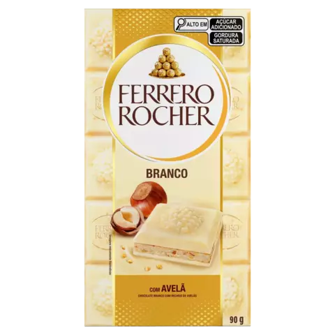 Tablete Ferrero Rocher Branco - comprar online