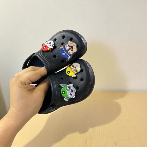 BABUCHE YVATE INFANTIL PATRULHA CANINA/PRETA