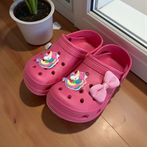 Babuche Infantil Rosa Unicórnio Encantado