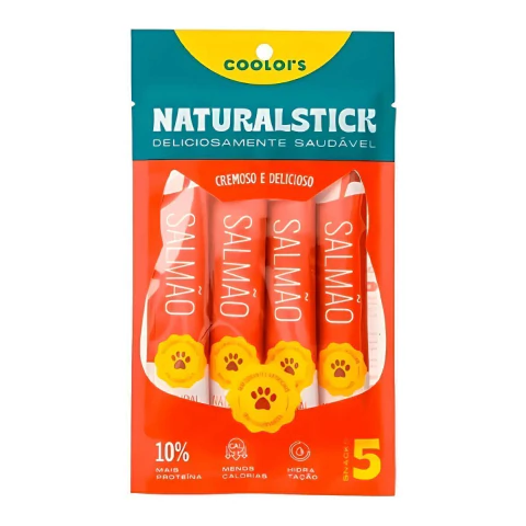 Natural Sticks para Gatos - Sabor Salmão - 75g