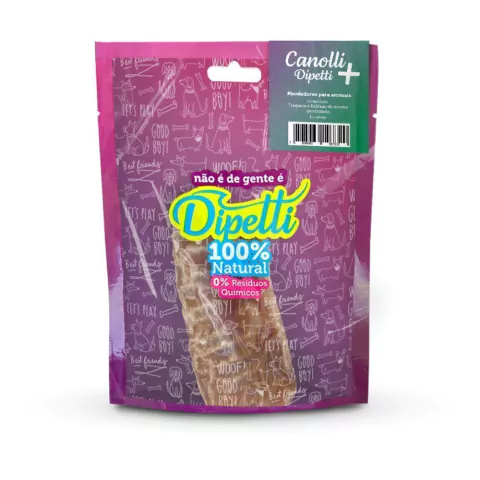 Mordedores Natural para Cães Dipetti Canolli+