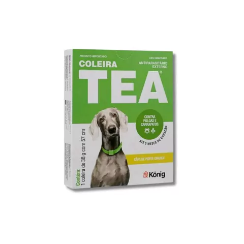 Coleira Antipulgas Tea 327 Para Cães Gatos Porte Grande 57cm