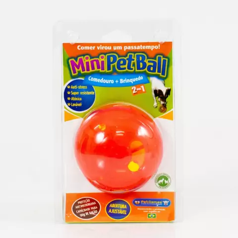Brinquedo Interativo Recheável Pet Games Pet Ball PP