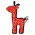 Brinquedo de Pelúcia para Cães Kong Ballistic Giraffe M/G