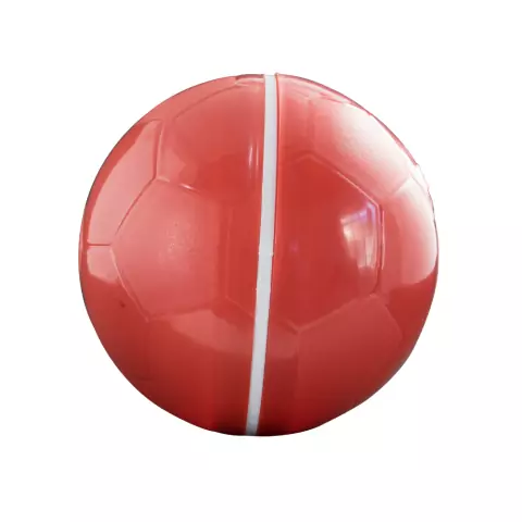 Brinquedo Comedouro Lento Pet p/ Cães Crazy Ball Vermelha
