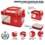 Imagem do Bolsa Aérea para Pet - Padrão Gol - Vermelha - 43x32x24cm
