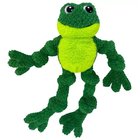 Brinquedo de Pelúcia p/ Cães Kong Knots Frog GG