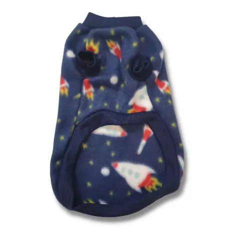 Roupinha Soft para Cães Lavipet - Azul - Tamanho 16 (38cm)