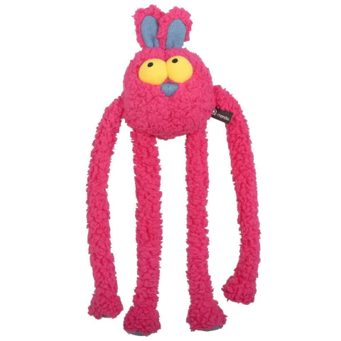 Coelho Puxa-Puxa Rosa Brinquedo de Pelúcia p Cães da Petta