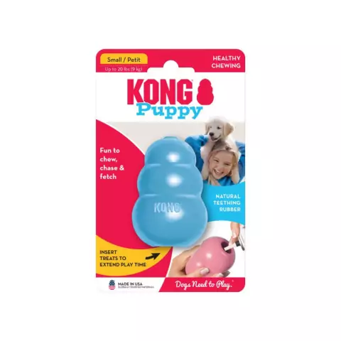 Brinquedo Kong Puppy Azul P