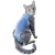 Roupa Protetora Regular Gatos Pet Med Verde e Azul tamanho 1 - loja online