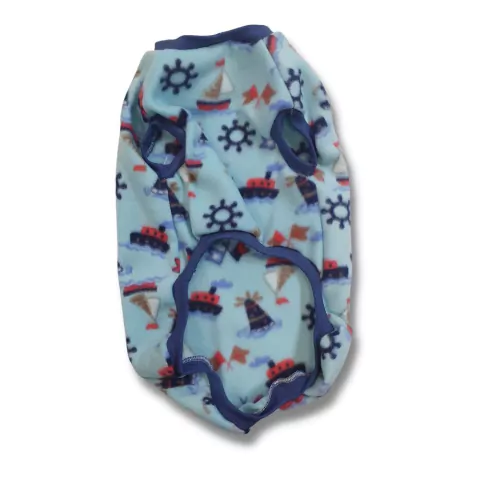 Roupinha Soft para Cães Lavipet - Azul - Tamanho 8 (28cm)