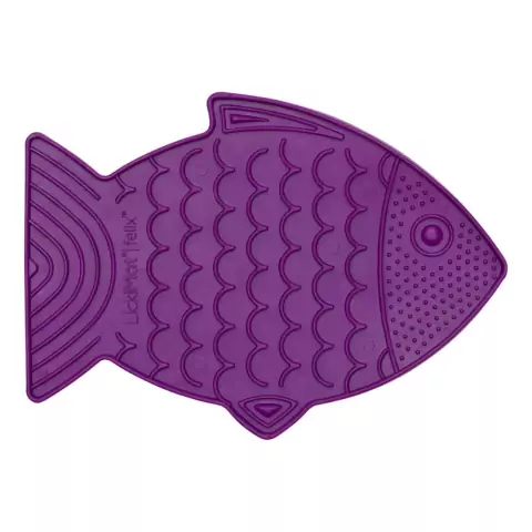 Tapete de Lamber p/ Gato LickiMat Felix Roxo