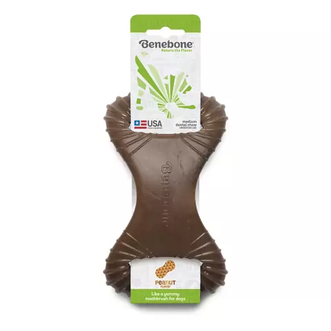 Mordedor Benebone Dental Chew Amendoim M