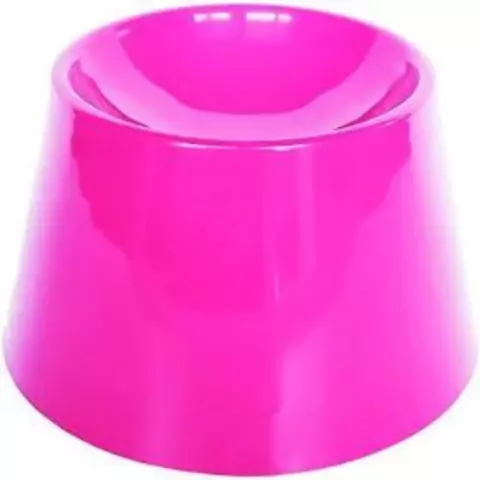 Comedouro Elevado p/ Gatos Pet Games Cat Eat Rosa