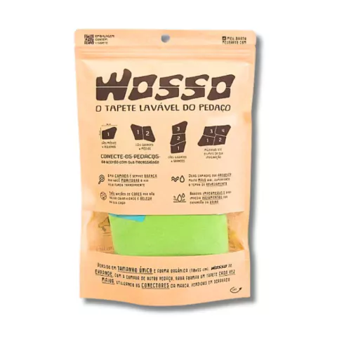 Tapete Higiênico Lavável Bartô Cães WOSSO - Verde 70cmx55cm