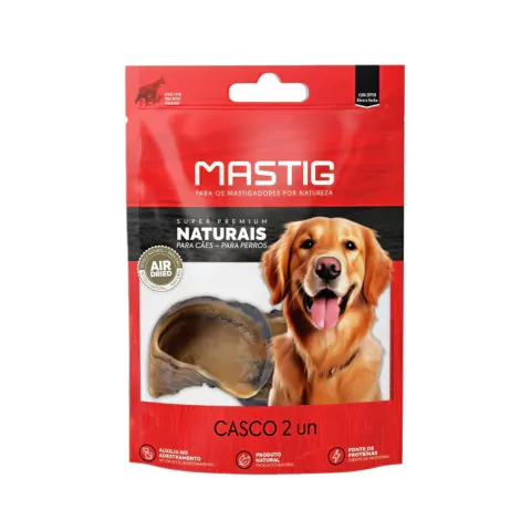Mordedor Natural MASTIG - Casco Bovino - 2 Unidades