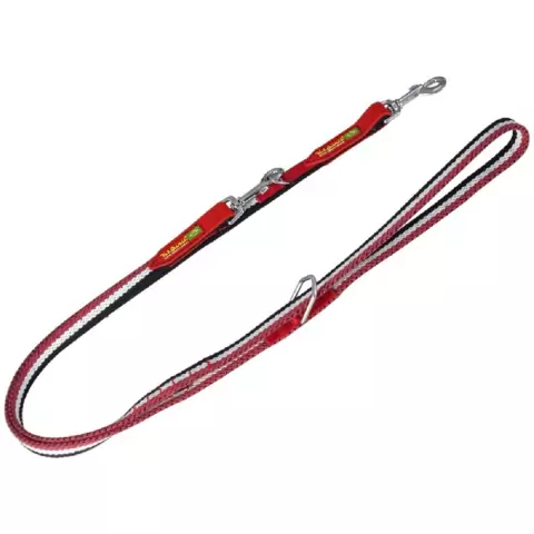 Guia Multifuncional Cães K-9 Spirit Carabineer LX Vermelha G