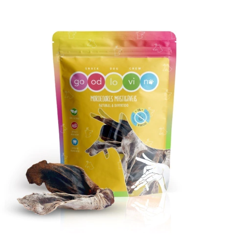 Mordedor Natural para Cães - Goodlovin Orelha Caprina