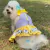 Vestido com Coleira para Cães - Dress4Pet - Floral - Tamanho G