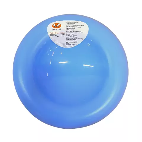 Comedouro Plano p/ Gatos United Pets Kitty Azul 120ml