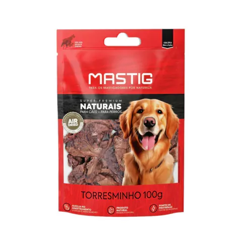 Mordedor Natural MASTIG - Pulmão Bovino - 100g