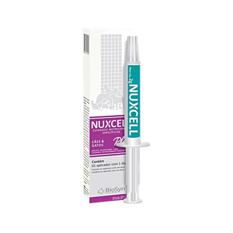 Suplemento Nutricional Pet p/ Cães e Gatos Nuxcell Plus 2g