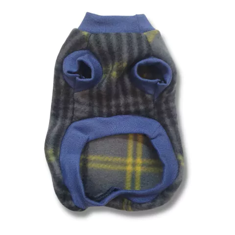 Roupinha Soft para Cães Lavipet - Cinza - Tamanho 0 (19cm)