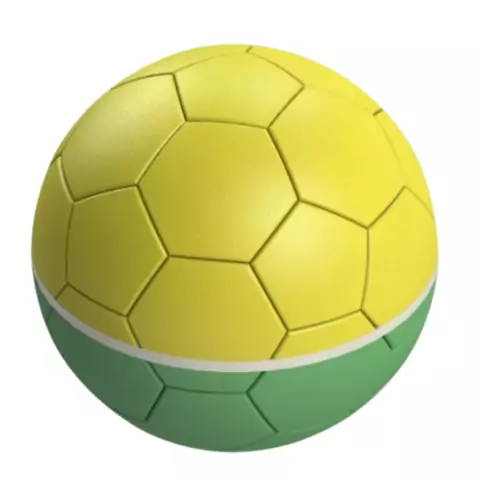 Bola de Brinquedo p/ Cães Mini Crazy Ball Brazuca