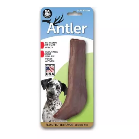 Brinquedo Mordedor para Cachorro Pet Qwerks Antler Madeira GG