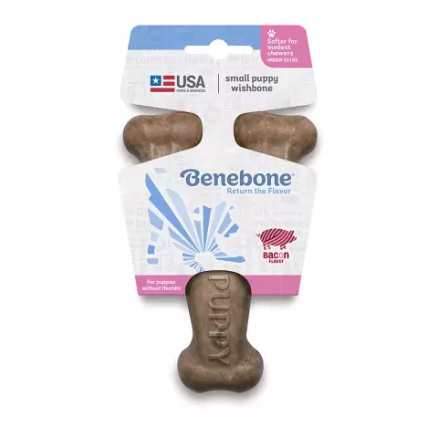 Mordedor Benebone Wishbone Puppy Bacon P