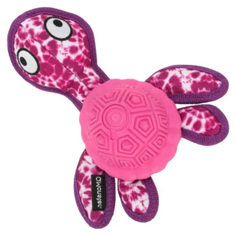 Brinquedo Esconde Petisco para Cães - Tartaruga Marinha Rosa