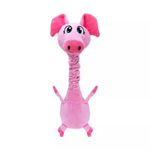 Brinquedo de Pelúcia para Cães Kong Shakers Bobz Porco - M