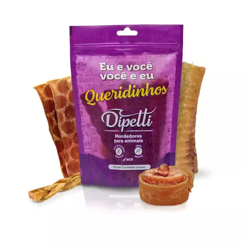 5 Mordedores Dipetti - Traquéia Empadinha Esôfago Vergalho