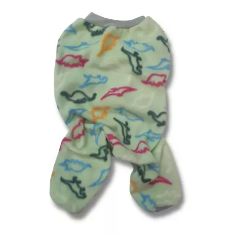 Macacão Soft para Cães Lavipet - Verde Estampado - Tamanho 3