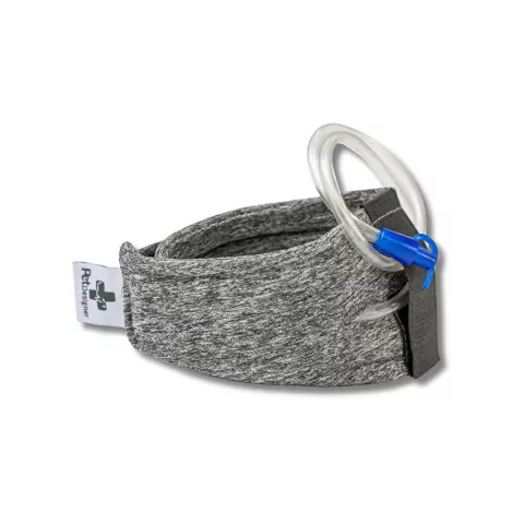 Colar Protetor para Sonda Esofágica Pet Designer Cinza Tam 1