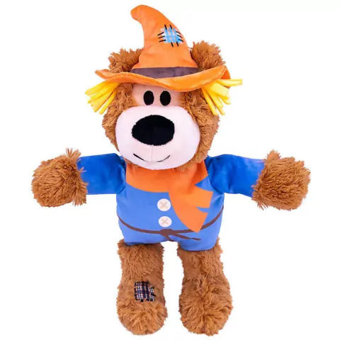 Brinquedo de Pelúcia p/Cães Kong Halloween Scarecrow Bear PM