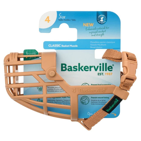 Focinheira para Cães Baskerville Classic Basket Tamanho 4 - comprar online