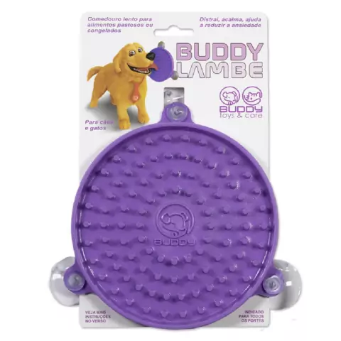 Comedouro Lento p/ Cães Buddy Toys Lambe