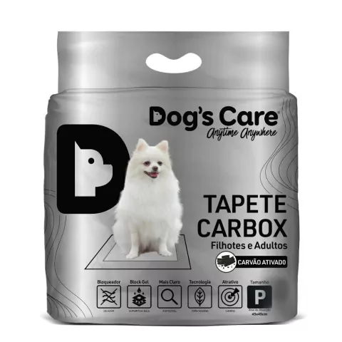 Tapete Higiênico para Cães Dogs Care Carbox - 55x60 cm - 30 unidades