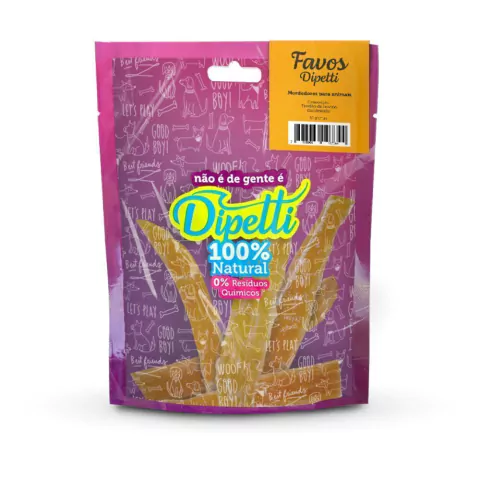 Mordedores Natural para Cães Dipetti Favos